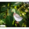 Silhouette canard, animal en métal, décoration extérieure