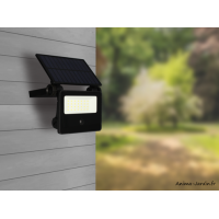 Spot LED Solaire Mural Circus 15W – Éclairage Extérieur 1500lm 4000K – Noir