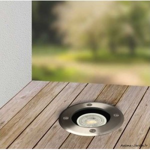 Spot LED de Sol, Tulip, ARLUX, Éclairage Extérieur, Design, Inox, 5W 3000K IP67