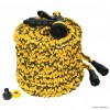Tuyau extensible, 25 m, jaune et noir, avec pistolet 7 fonctions et raccords automatiques