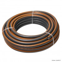 Tuyau d'arrosage, Ø15 mm, 200 g/m, anti-vrille, renforcé, haute résistance