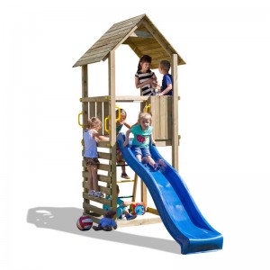 Aire de jeux en bois Carol1- Tour et toboggan, Fungoo