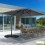 Parasol gris 360° carré 3 m avec housse - Sombra