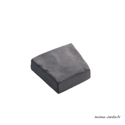 Pavé tour d'arbre en pierre reconstituée, bordure, béton pressé, anthracite