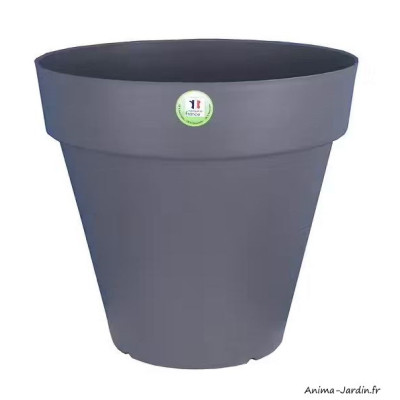 Pot Soleilla rond 25, Riviera, Ø24,5 cm, H.22 cm, Polypropylène