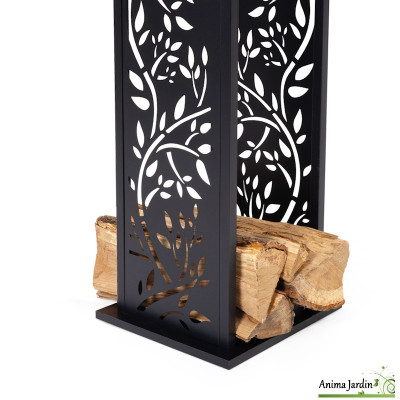 Range bûches vertical ajouré 112cm - LeafCut, anima-jardin.fr