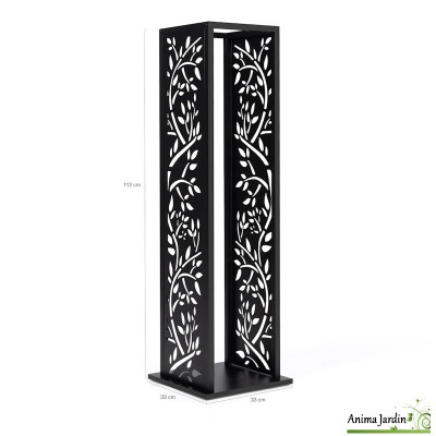 Range bûches vertical ajouré 112cm - LeafCut, anima-jardin.fr