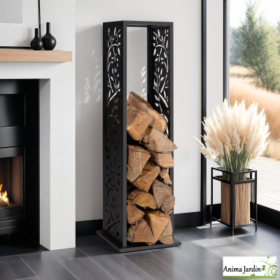 Range bûches vertical ajouré 112cm - LeafCut, anima-jardin.fr