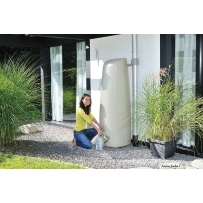récupérateur d'eau de pluie 400 litres, Elegance, contemporain, mural, GRAF