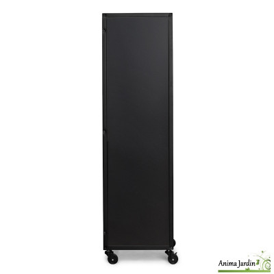 Range bûches vertical avec roulette 119 cm - WoodyRoll