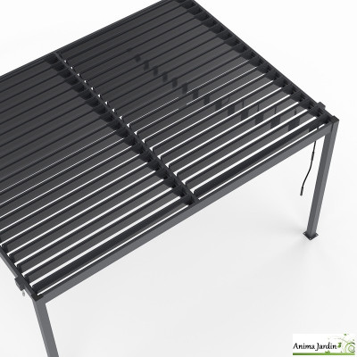 Pergola bioclimatique en aluminium 3x4 m - Terrana