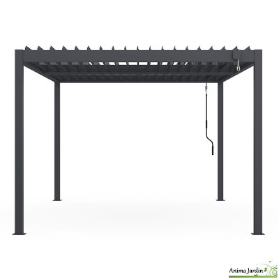 Pergola bioclimatique en aluminium 3x4 m - Terrana