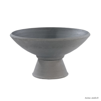 Coupe 108, pierre reconstituée, béton pressé, Ø 108 cm, H.52 cm