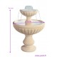 Fontaine Cascade en pierre reconstituée, 2 vasques, H 98 cm, grandon, achat/vente