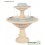 Fontaine Cascade en pierre reconstituée, 2 vasques, H 124 cm, grandon, achat/vente
