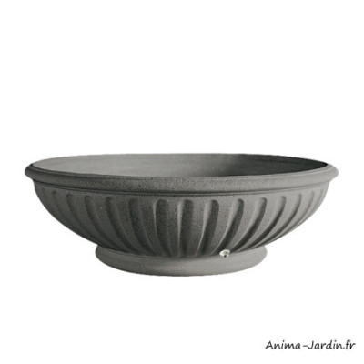 Vasque aquatique 210, anthracite, Ø 90 cm, pierre reconstituée