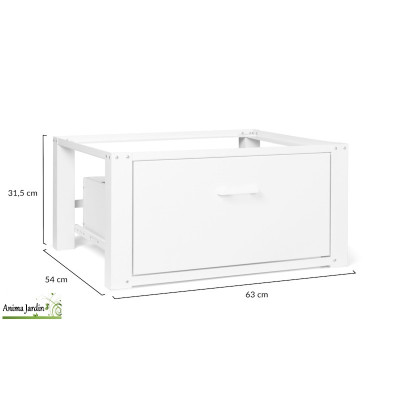 Socle dessous machine à laver avec tiroir - Lavo