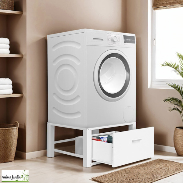 Socle dessous machine à laver avec tiroir - Lavo