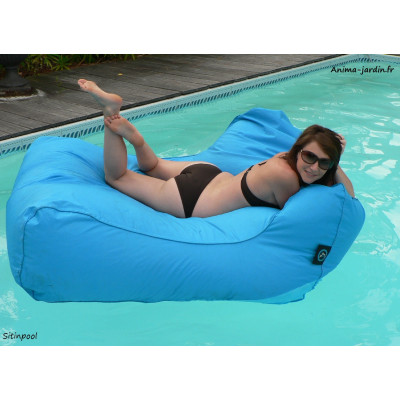 Fauteuil flottant piscine, sitinpool, canapé de piscine, pouf pas cher