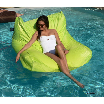 Fauteuil flottant piscine, sitinpool, canapé de piscine, pouf pas cher