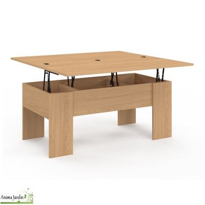 Table basse avec plateau relevable - Bois - Albane