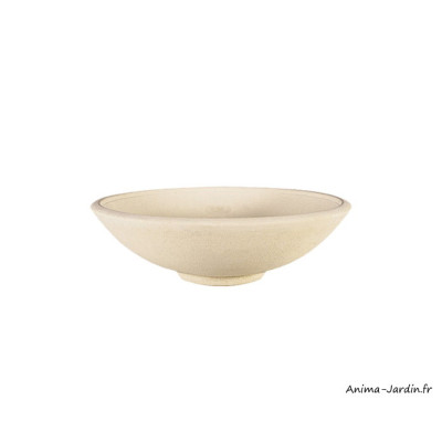 Coupe Ø 65 cm, en pierre reconstituée, béton pressé, 28 litres