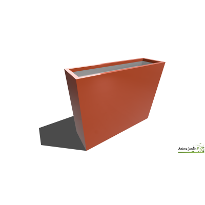 Jardinière en composite  - 80x30x80 cm - Jkub haut