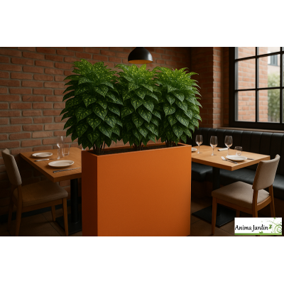 Jardinière en composite  - 80x30x80 cm - Jkub haut