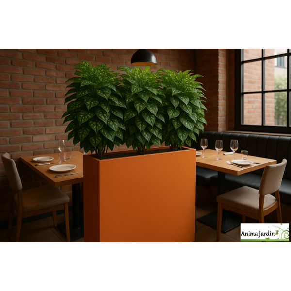 Jardinière en composite  - 80x30x80 cm - Jkub haut