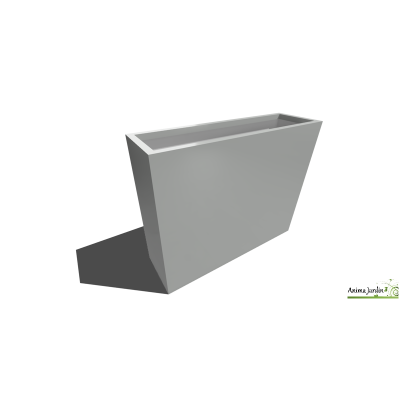 Jardinière en composite  - 80x30x80 cm - Jkub haut