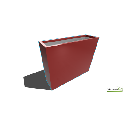 Jardinière en composite  - 80x30x80 cm - Jkub haut
