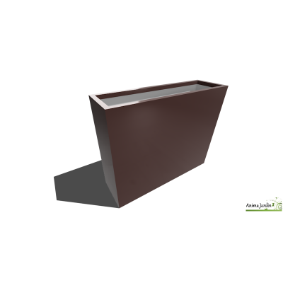 Jardinière en composite  - 80x30x80 cm - Jkub haut