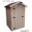 Toilettes sèches en bois avec sciure, abri extérieur, prix, achat/vente