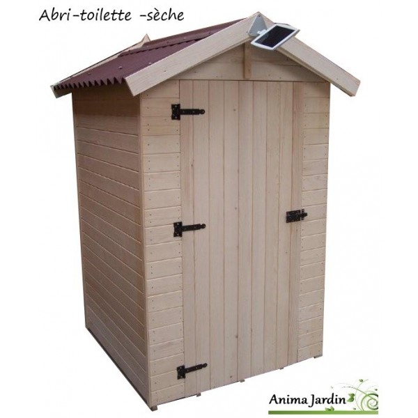 Toilettes sèches en bois avec sciure, abri extérieur, prix, achat/vente