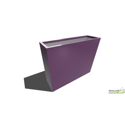 Jardinière en composite  - 80x30x80 cm - Jkub haut