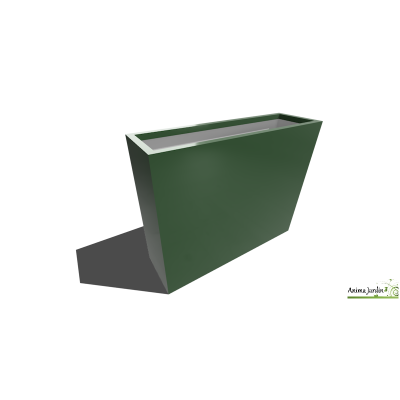 Jardinière en composite  - 80x30x80 cm - Jkub haut