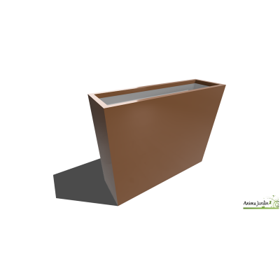 Jardinière en composite  - 80x30x80 cm - Jkub haut