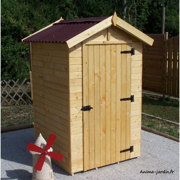 Abri de jardin bois, 2m² extérieur, petite taille, cabine plage, achat/vente