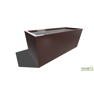 Jardinière en composite  - 80x30x30 cm - Jkub bas