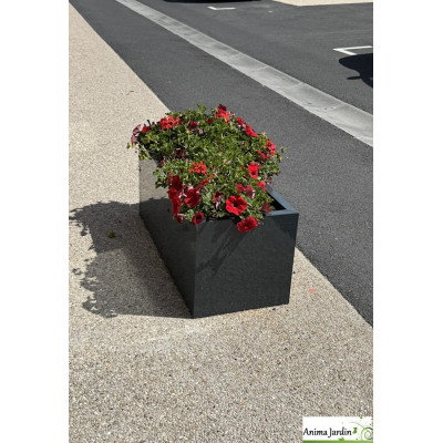 Jardinière en composite  - 80x30x30 cm - Jkub bas