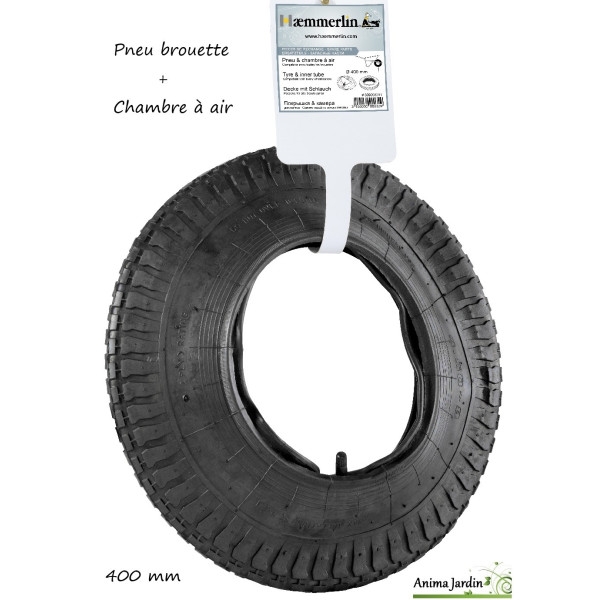 Pneu et Chambre à air de Brouette, 400 mm, réparation de roue, achat/vente