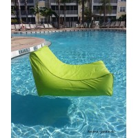 Fauteuil flottant piscine, Kiwi, gonflable, canapé de piscine, pouf pas cher