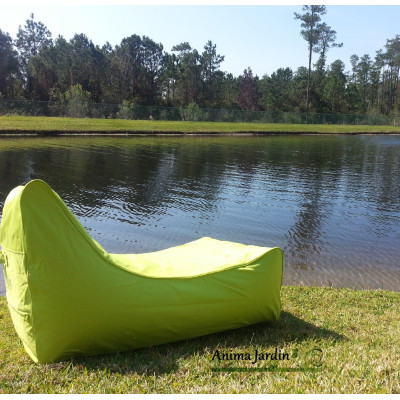 Fauteuil flottant piscine, Kiwi, gonflable, canapé de piscine, pouf pas cher