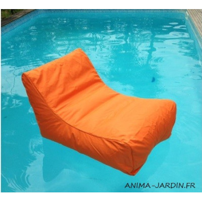 Fauteuil flottant piscine, Kiwi, gonflable, canapé de piscine, pouf pas cher