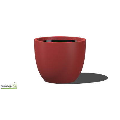 Bac arrondi en composite  - 33X27 cm - Vase