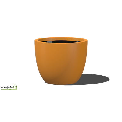 Bac arrondi en composite  - 33X27 cm - Vase