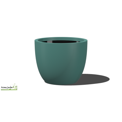 Bac arrondi en composite  - 33X27 cm - Vase