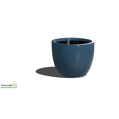 Bac arrondi en composite  - 33X27 cm - Vase