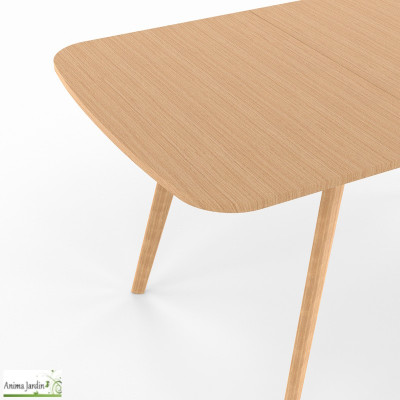 Table à manger extensible 120-160 cm - Bois - Venezia