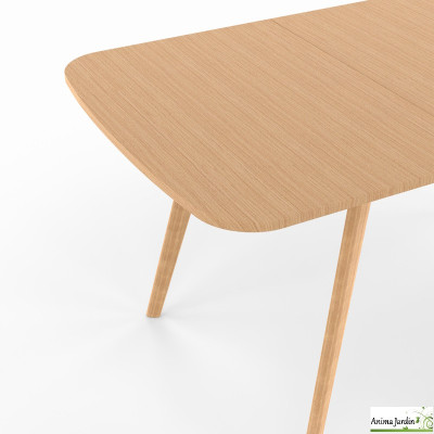 Table à manger extensible 160-200 cm - Bois - Venezia